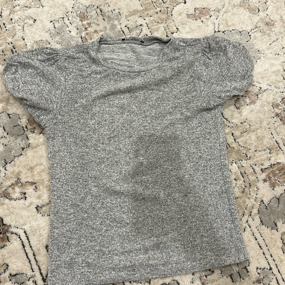 Zara short sleeve puff t shirt